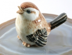 Spatz, Sperling,  Porzellanminiaturen