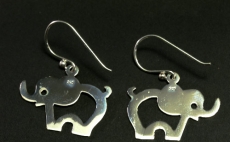 Elefanten, Ohrringe, 925 Sterling Silber
