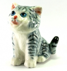 Katze,Porzellanminiatur,Miniatur