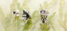 Totenkopf, Skull, Ohrstecker, 925 Sterling Silber