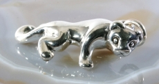 Katze, Anhänger, 925 Sterling Silber,Elektroform