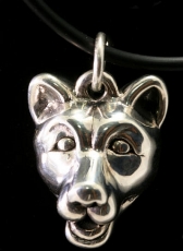 Bär, Anhänger, 925 Sterling Silber,Elektroform