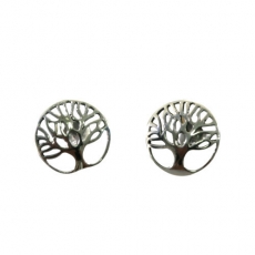 Baum des Lebens, Ohrstecker, 925 Sterling Silber