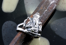 Ganesha,Ring, Silber