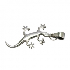 Gecko, Anhänger, 925 Sterling Silber