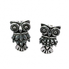 Eule, Ohrstecker, 925 Sterling Silber