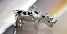 Nashorn, Silberanhänger