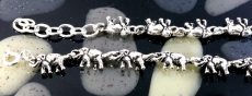Elefanten, Armband, 925 Sterling Silber