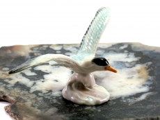 Möwe, Vogel, Porzellanminiatur