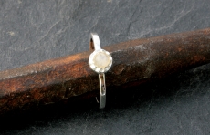 Mondstein und Silber, Ring