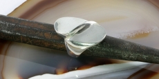 Massiver Silberring