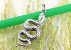Schlange, Kobra, Anhänger, Silberschmuck