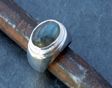 Labradorit und Silber, Ring