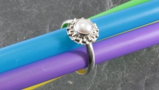 Perle und 925 Sterling Silber,Ring