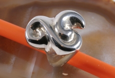 Ring, 925 Sterling Silber, Elektroform