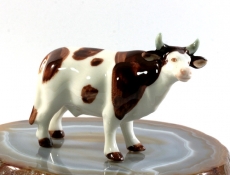 Kuh,Porzellanminiatur
