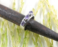 Amethyst und 925 Sterling Silber, Ring