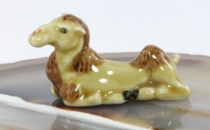 Kamel, Porzellanminiaturen,Miniatur