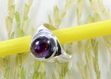 Amethyst und 925 Sterling Silber, Ring