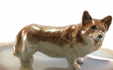 Corgy, Hund, Porzellanminiatur