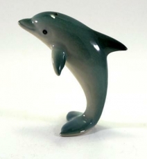 Delfin, Porzellanminiatur,Miniatur