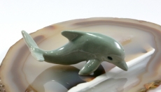 Delfin, Porzellanminiatur,Miniatur