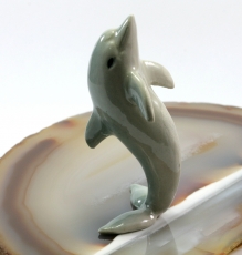 Delfin, Porzellanminiatur, Miniatur