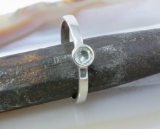 Blautopaz und Silber,Ring