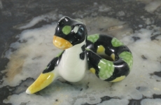 Schlange, Porzellanminiatur