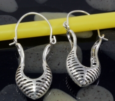 Schöne Ohrringe, 925 Sterling Silber