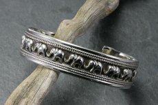 Elefanten, Armreif, 925 Sterling Silber