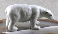 Eisbär, Porzellanminiatur