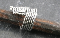 Ring mit Schlitz, Silberring