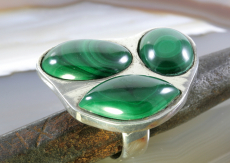 Malachit und Silber, Ring