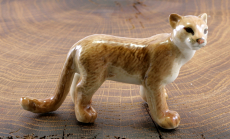 Puma, Porzellanminiatur