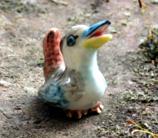 Kookaburra, Porzellanminiatur