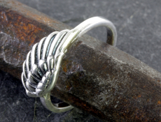 Engelflügel, Ring, Sterling Silber