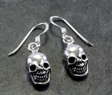 Totenkopf, Skull, Ohrringe, 925 Sterling Silber