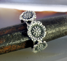Sonnenblumen, Ring, 925 Sterling Silber