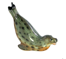 Seehund, Porzellanminiatur, Miniatur