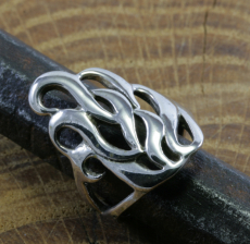 Flammen, Ring, 925 Sterling Silber