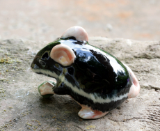 Ratte, Porzellanminiatur