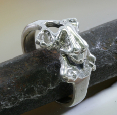 Frosch, Ring, 925 Sterling Silber