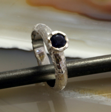Amethyst und 925 Sterling Silber, Ring