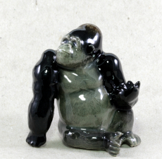 Gorilla, Porzellanminiatur
