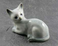 Katze, Porzellanminiatur