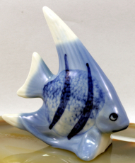 Fisch, Porzellanminiatur
