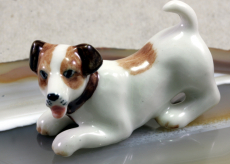 Terrier, Hund, Porzellanminiatur