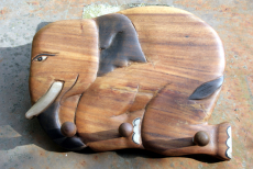 Elefant, Garderobe, Kleiderhaken, Holz