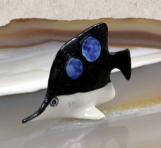 Fisch, Porzellanminiatur